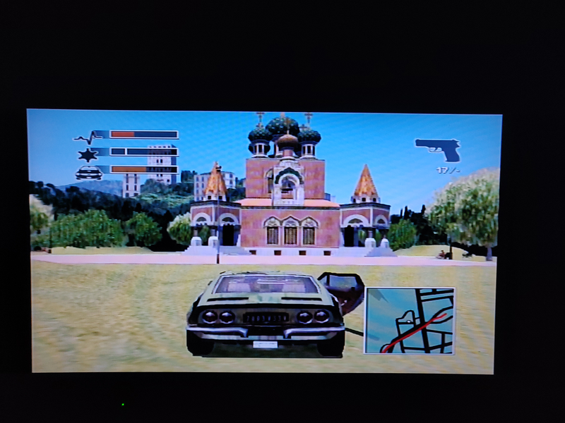 Russian Orthodox Cathedral. It’s pretty low detail in game, but you can see the resemblance, particularly those green bulbs up top.In the game a “Timmy Vermicelli” is here waiting to kill you.In real life I didn’t get that close as it’s nowhere near as open as in the game.
